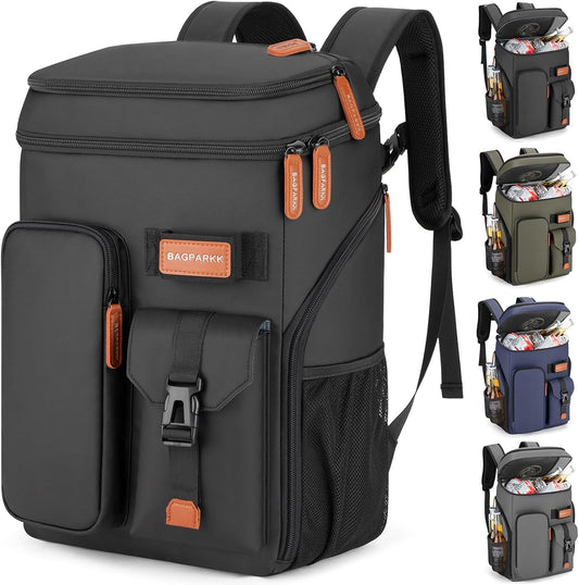 Bagparkk 33/45 Cans Leakproof Insulated Cooler Backpack with Double Deck