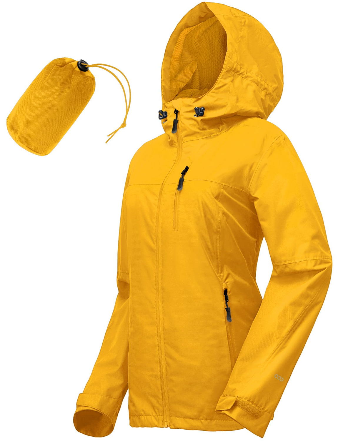 33,000ft Packable Rain Jacket for Women Waterproof Raincoats with Hood
