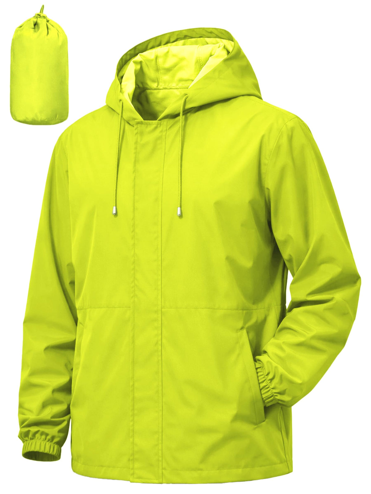 UIQUR Mens Waterproof Cycling Jacket Lightweight Packable Rain Jacket