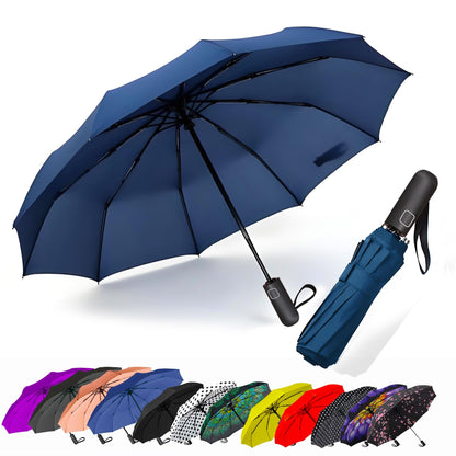 SIEPASA Windproof Travel Compact Umbrella-Automatic Umbrellas for Rain-Compact Folding Umbrella, Travel Umbrella Compact, Small Portable Windproof Umbrellas for Men Women Teenage. (Purple)