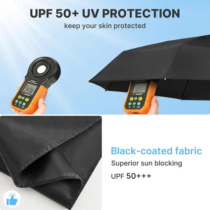 G4Free 46 Inch UPF 50+ Sun Umbrella with Extendable Built-in Handle