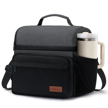LOVEVOOK Lunch Bag for Men Women, Large Insulated Lunch Box Cooler Lunbox