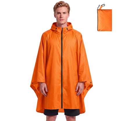 Lightweight Rain Poncho Waterproof Rain Ponchos for Adults Portable Raincoat Adult Ponchos with Hood for Outdoor