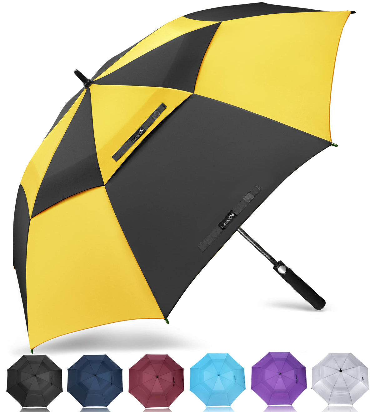 ZOMAKE Golf Umbrella, Large Windproof Heavy Duty Umbrellas