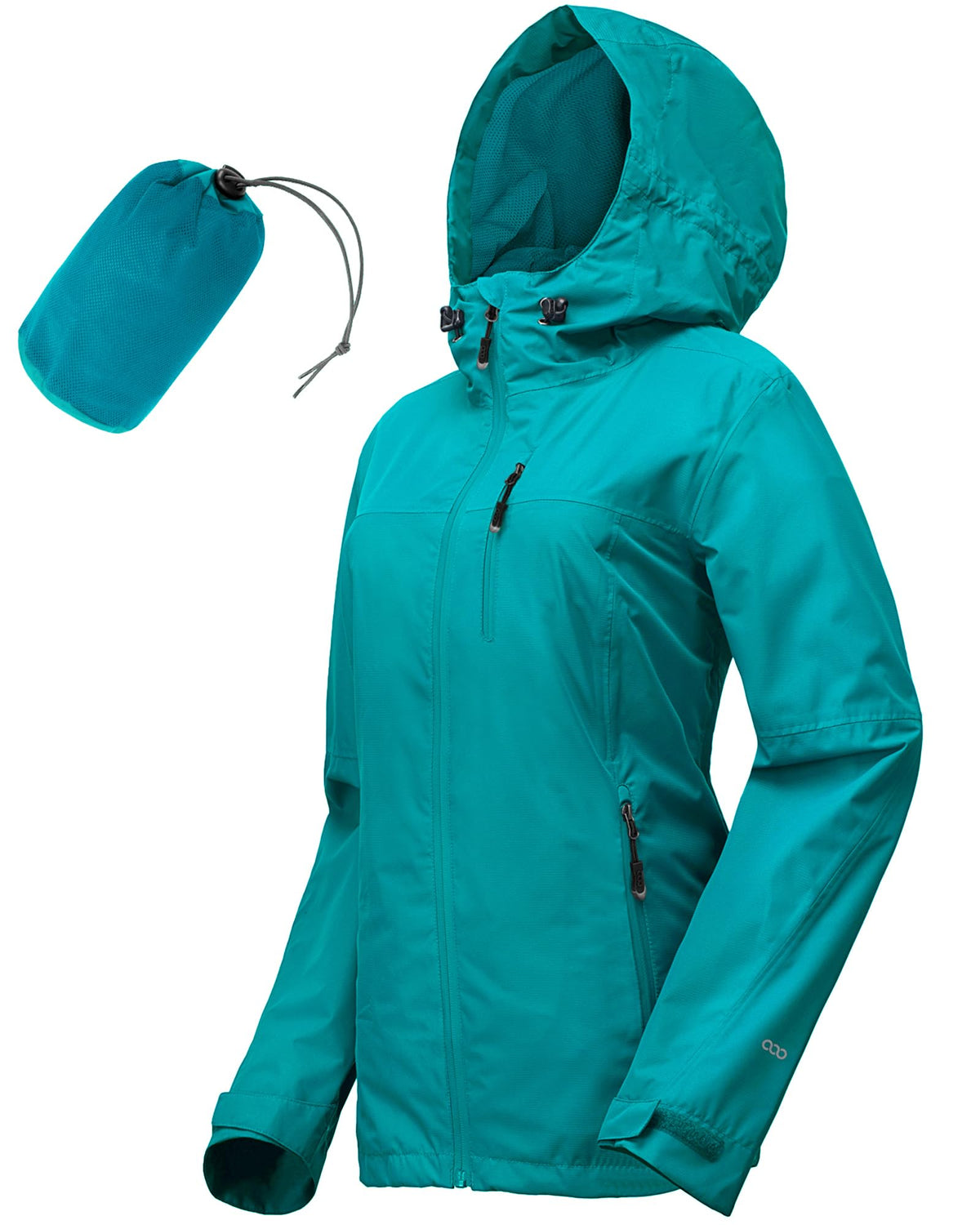 33,000ft Packable Rain Jacket for Women Waterproof Raincoats with Hood