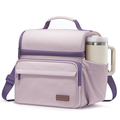 LOVEVOOK Lunch Bag for Men Women, Large Insulated Lunch Box Cooler Lunbox