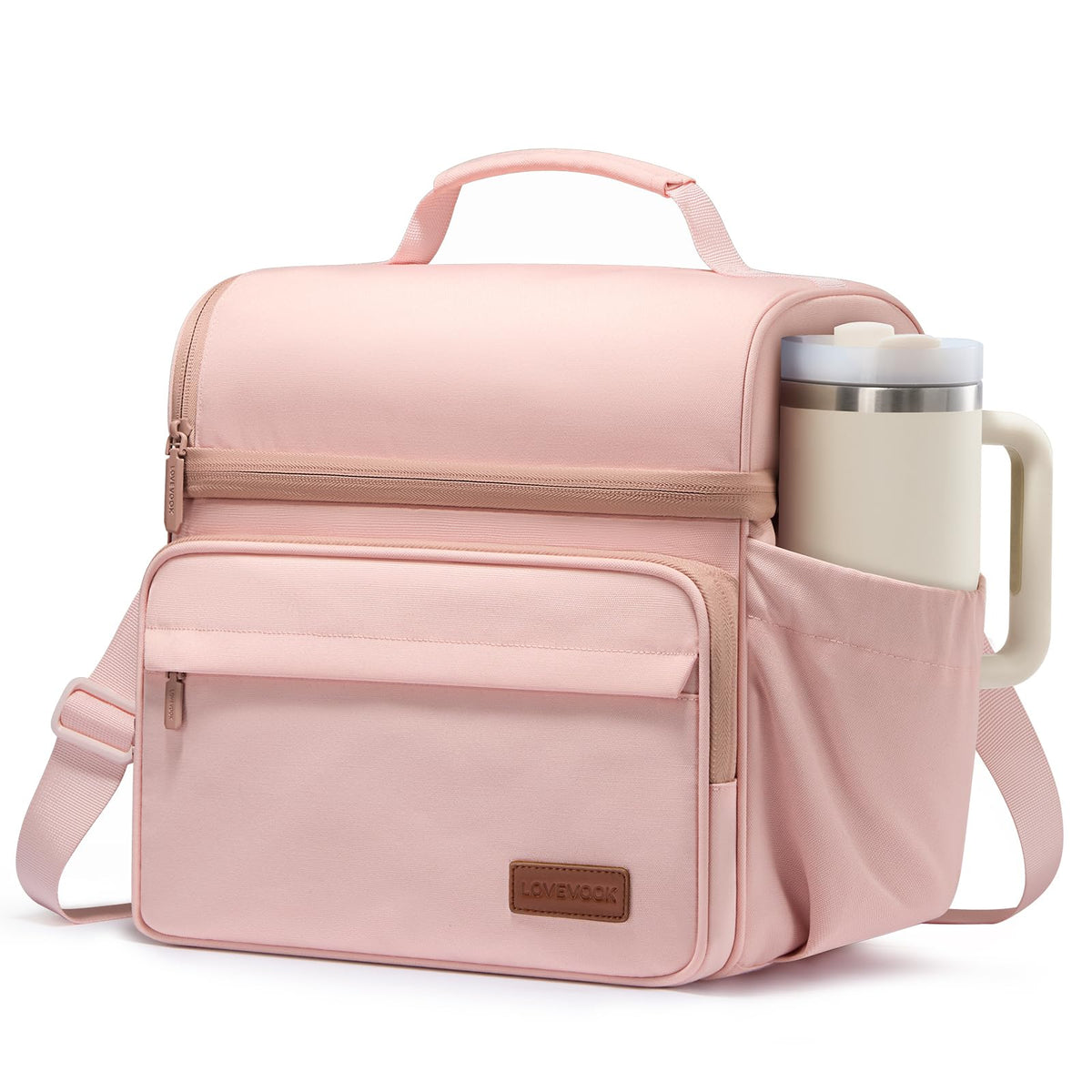 LOVEVOOK Lunch Bag for Men Women, Large Insulated Lunch Box Cooler Lunbox