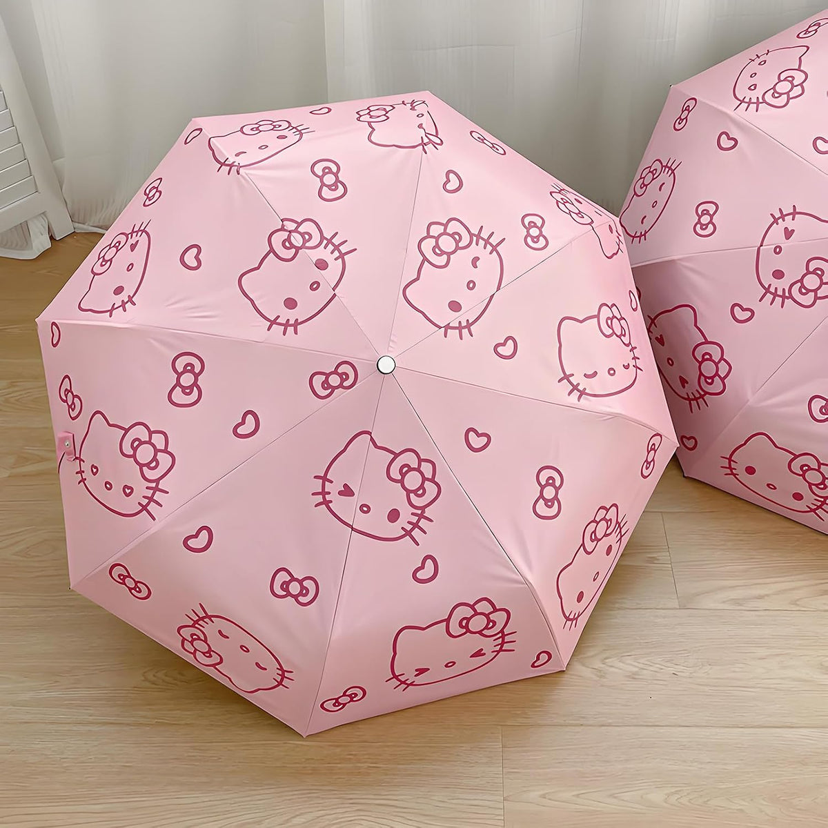 NBHUZEHUA Automatic Umbrella for Women Kids Girls Compact Travel Rain Sun Uv Protection Portable Foldable