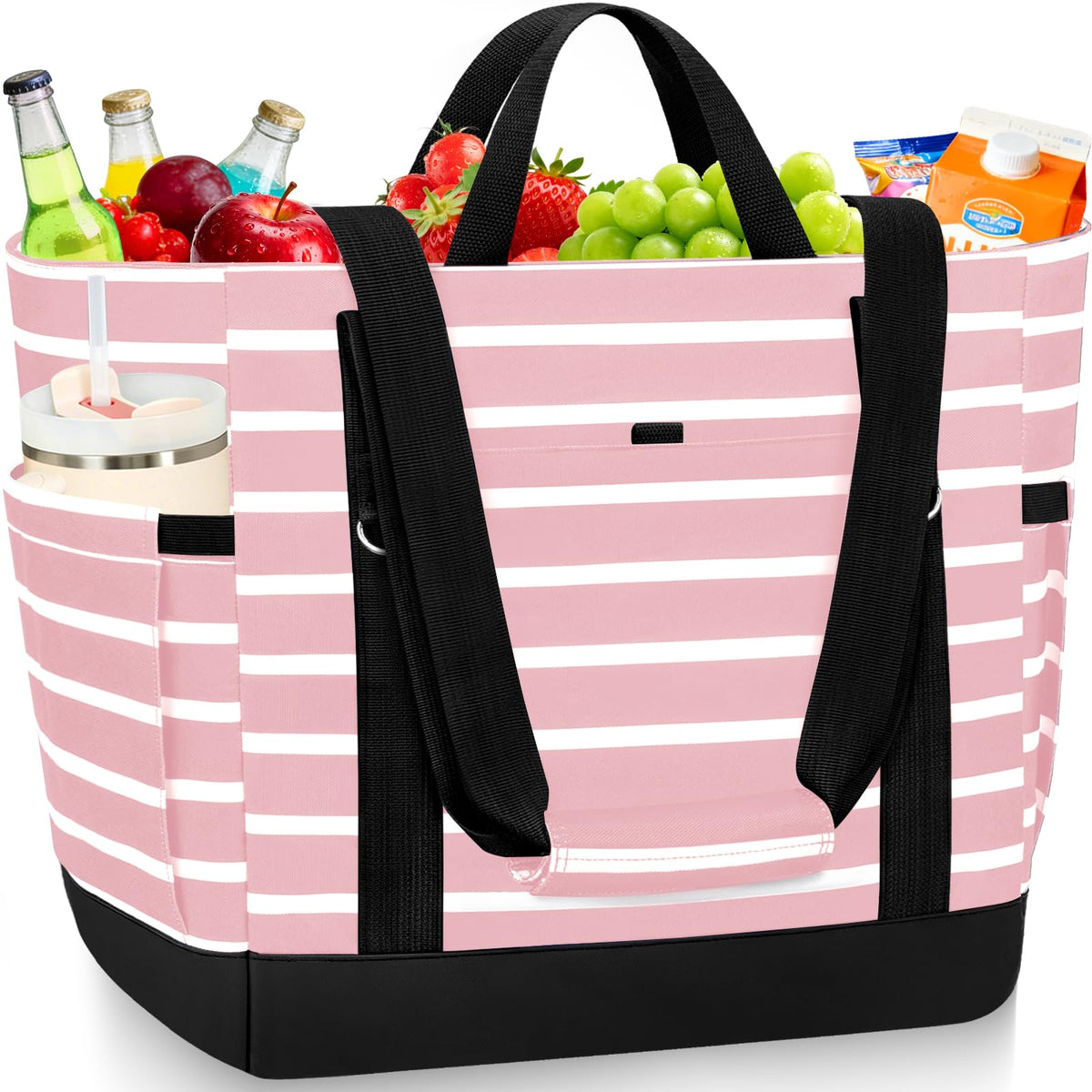 Cooler Bag Insulated Soft Side Cooler Tote Bag Reusable Grocery Bags