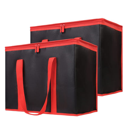 Bodaon Insulated Food Delivery Bag, XXXL Reusable Warming Bag, Black, 1Pk