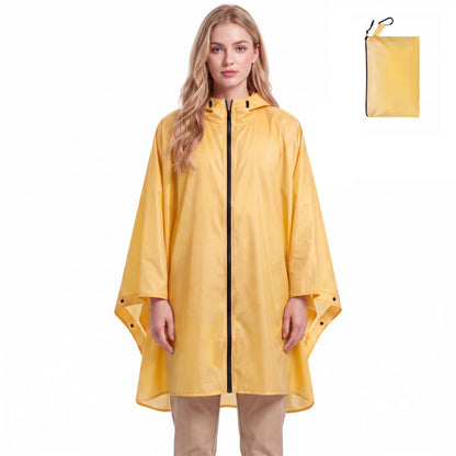 Lightweight Rain Poncho Waterproof Rain Ponchos for Adults Portable Raincoat Adult Ponchos with Hood for Outdoor