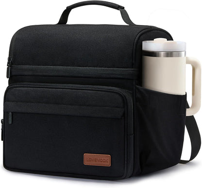 LOVEVOOK Lunch Bag for Men Women, Large Insulated Lunch Box Cooler Lunbox