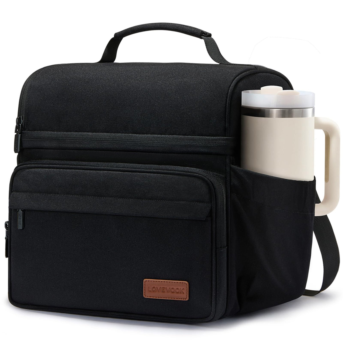 LOVEVOOK Lunch Bag for Men Women, Large Insulated Lunch Box Cooler Lunbox