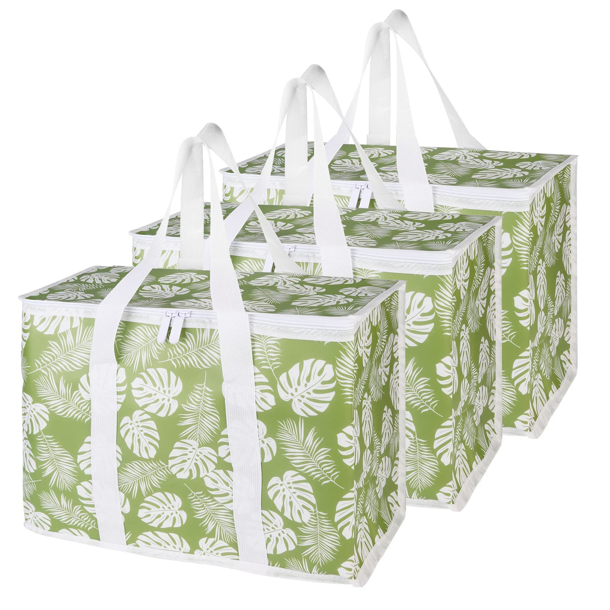 Bodaon 1-Pack Insulated Reusable Grocery Shopping Bags, X-Large, Black