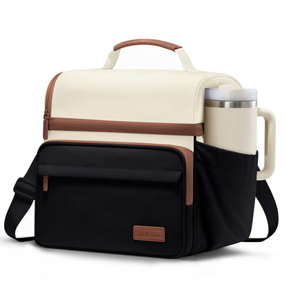 LOVEVOOK Lunch Bag for Men Women, Large Insulated Lunch Box Cooler Lunbox