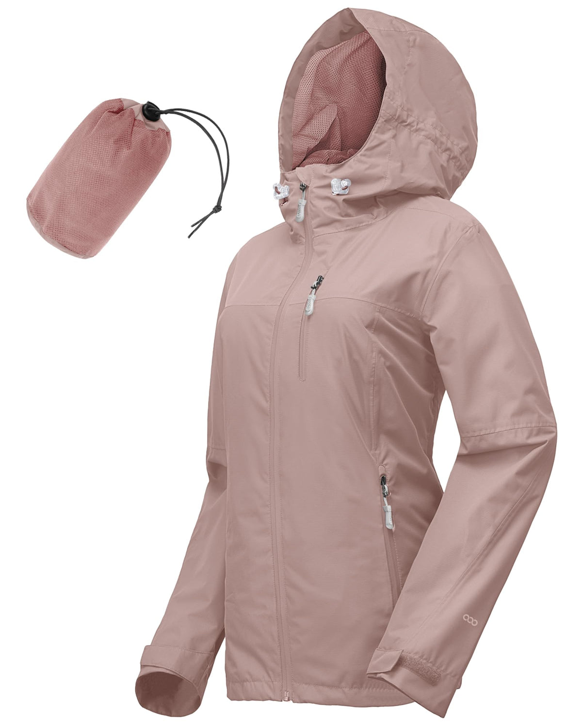 33,000ft Packable Rain Jacket for Women Waterproof Raincoats with Hood