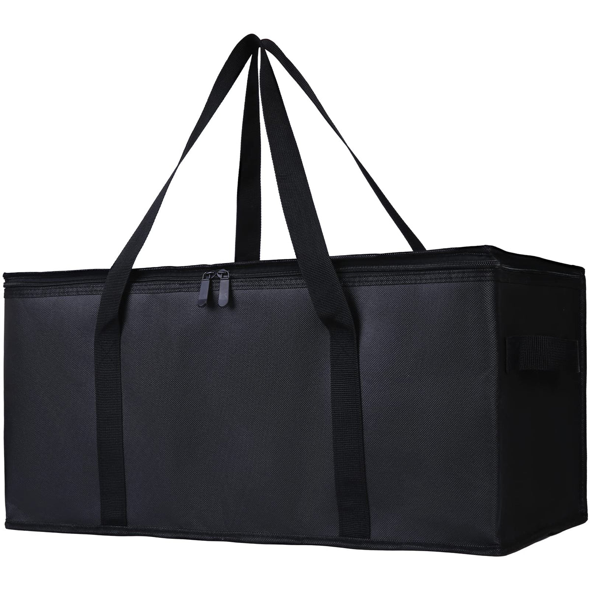 Bodaon Insulated Food Delivery Bag, XXXL Reusable Warming Bag, Black, 1Pk