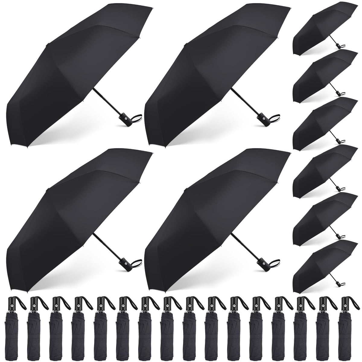 Amylove Windproof Travel Umbrellas Bulk Auto Open
