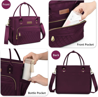 MIYCOO Insulated Lunch Bag Women, Large Tote Lunch Box for Work, 18L