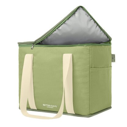 Nook Theory Reusable Insulated Grocery Bag - Leak Proof, X Large Cooler Bag