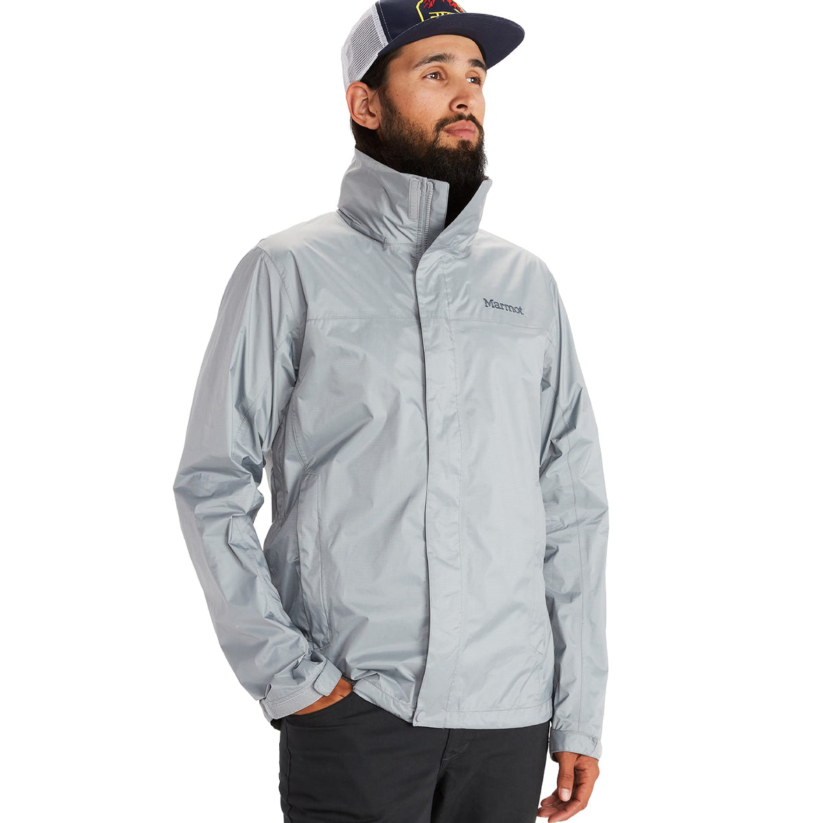 MARMOT Men's Precip Eco Waterproof Rain Jacket - 100% Recycled, Breathable, Lightweight, Packable Raincoat