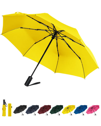 Compact Travel Umbrella, Windproof Auto Open & Close, Lightweight Design