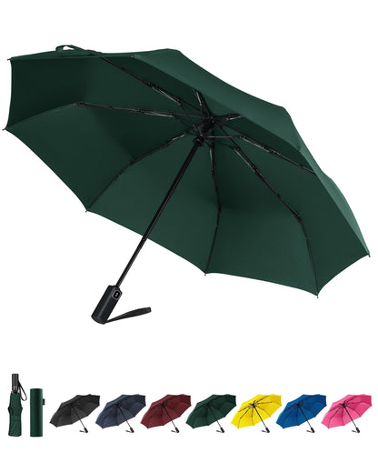 Compact Travel Umbrella, Windproof Auto Open & Close, Lightweight Design