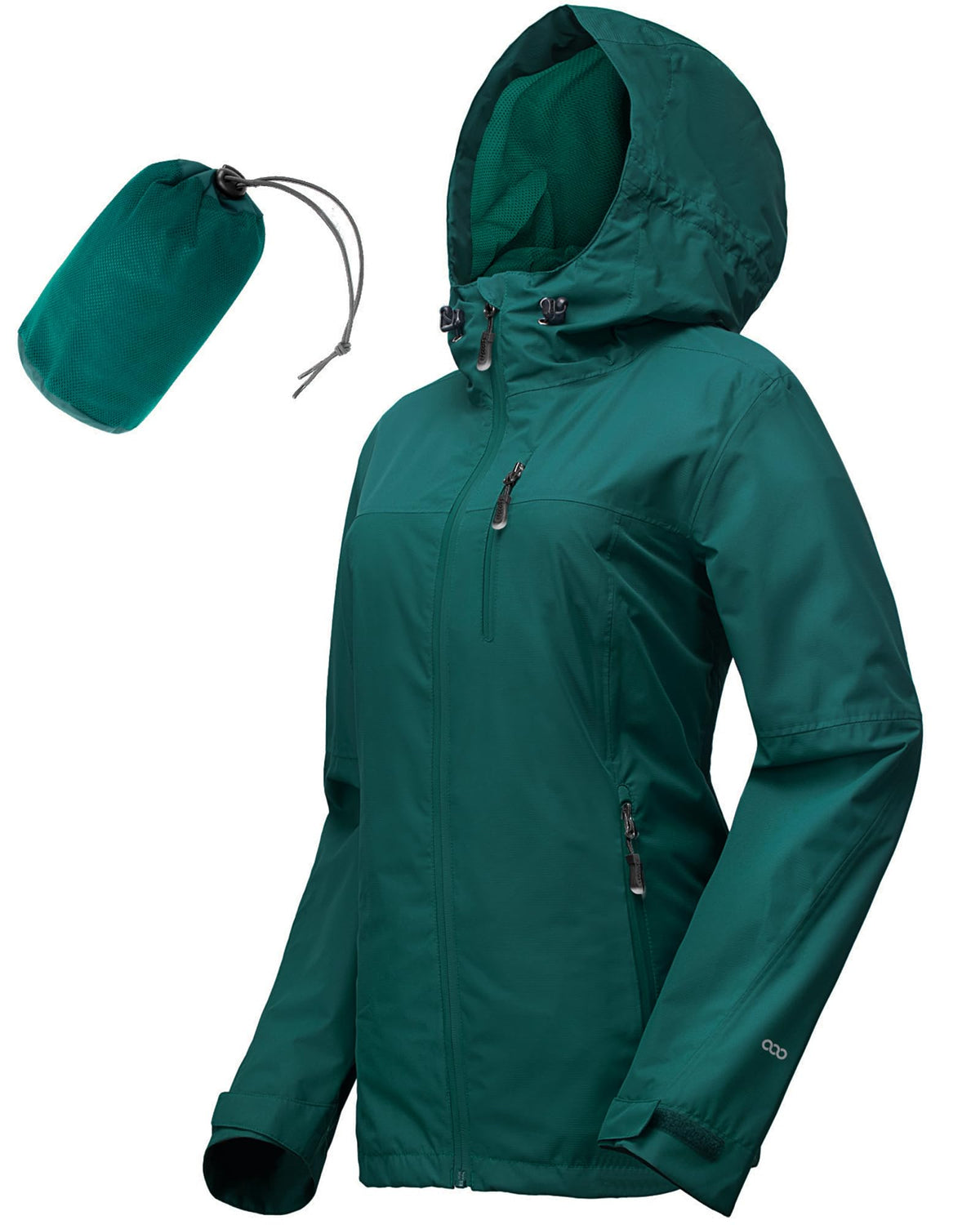 33,000ft Packable Rain Jacket for Women Waterproof Raincoats with Hood