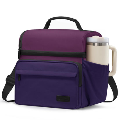 LOVEVOOK Lunch Bag for Men Women, Large Insulated Lunch Box Cooler Lunbox