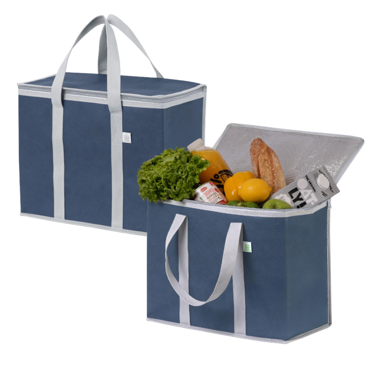 VENO 2 Pack Cooler Bag Insulated Grocery Bags for Food Delivery Heavy Duty