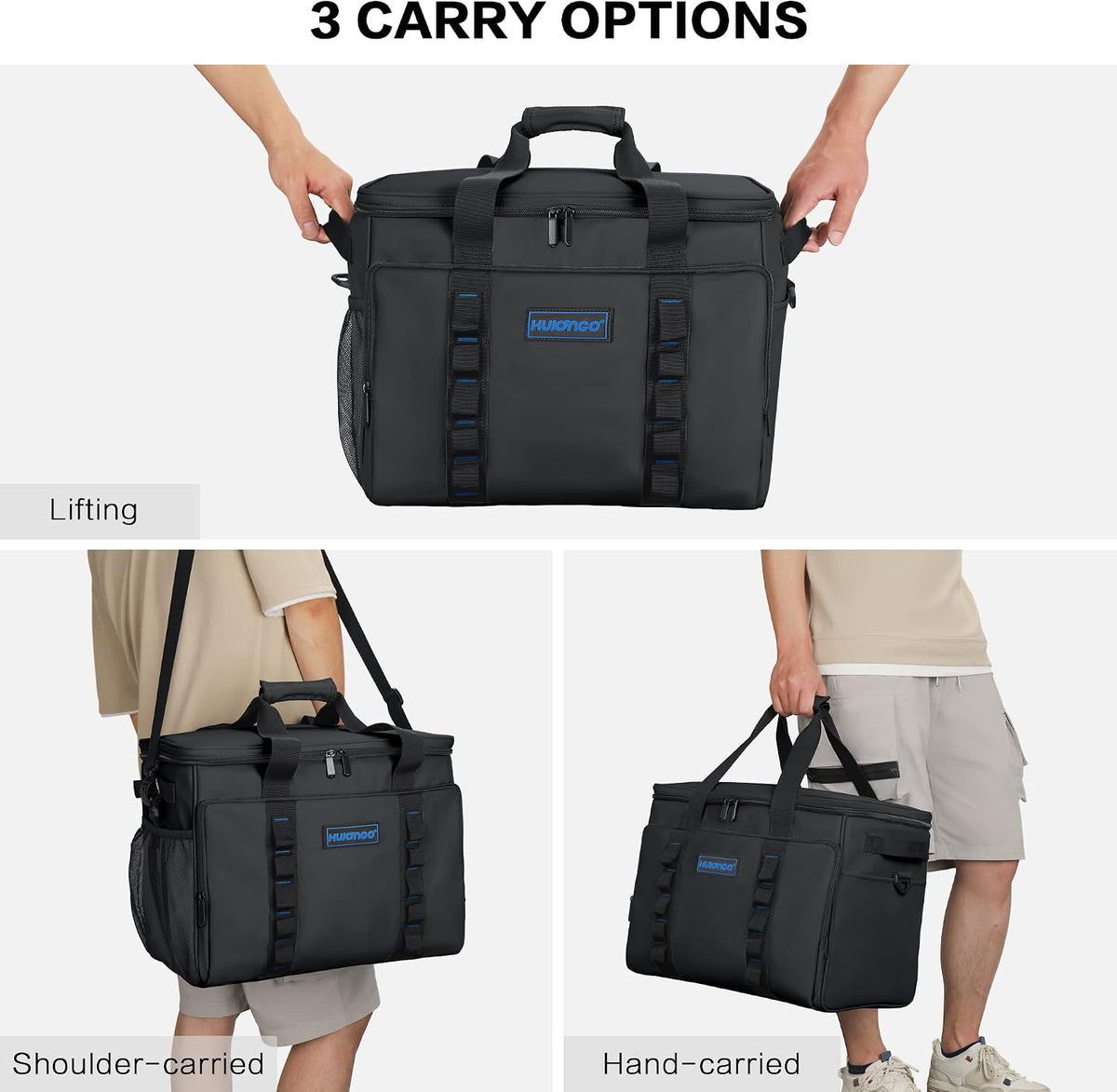 Hulongo Soft Sided Insulated Cooler Bag, 32L