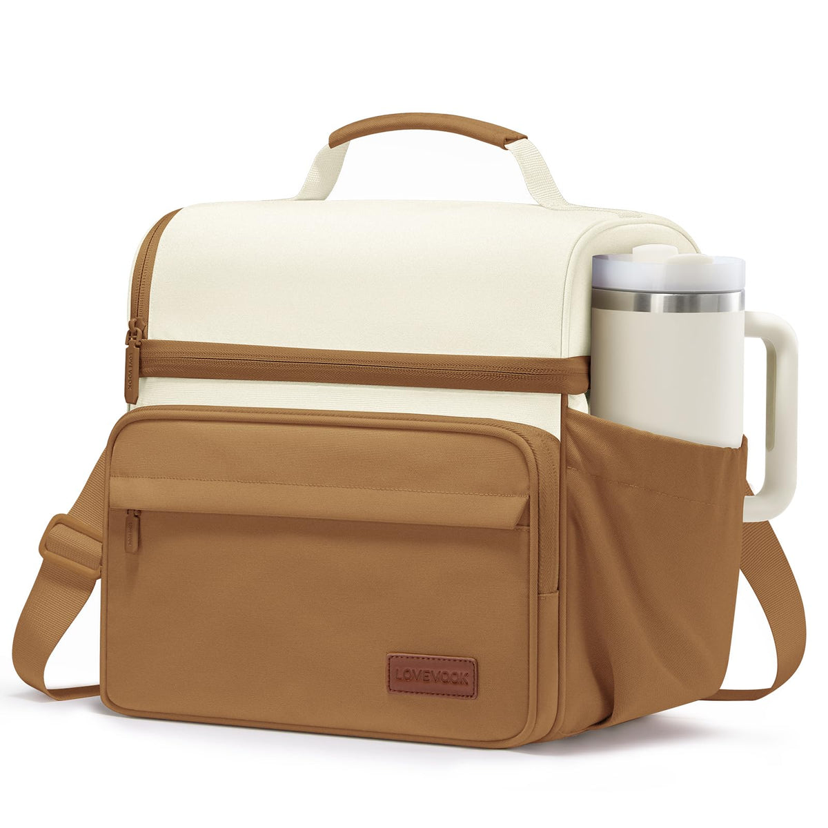 LOVEVOOK Lunch Bag for Men Women, Large Insulated Lunch Box Cooler Lunbox