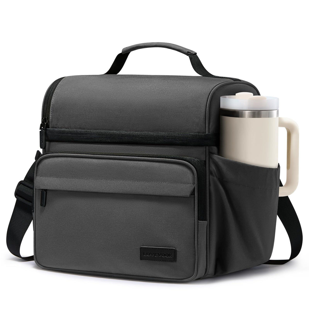 LOVEVOOK Lunch Bag for Men Women, Large Insulated Lunch Box Cooler Lunbox