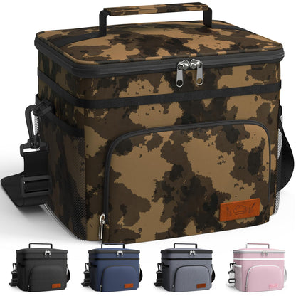 HOTOR Insulated Lunch Box Men Women Leak-Proof Cooler Lunch Bag 9L