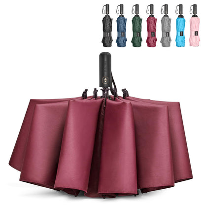 G4Free 46/54/62 Inch Large Golf Umbrella Windproof Reverse Travel Umbrella