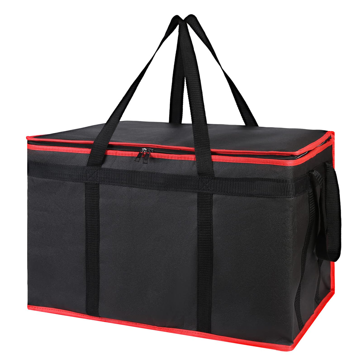 Bodaon 1-Pack Insulated Reusable Grocery Shopping Bags, X-Large, Black