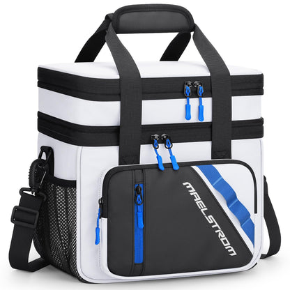 Maelstrom Insulated Lunch Box, 20L Double Deck Cooler Bag for Men Women