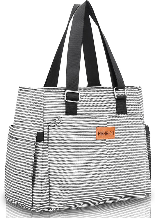 HSHRICH Insulated Lunch Bag Women - Large Tote Lunch Box For Work