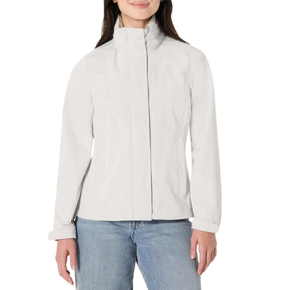 Amazon Essentials Women's Regular-Fit Lightweight Waterproof Long Hooded Rain Jacket