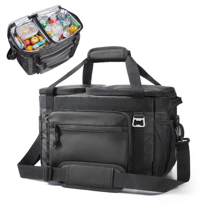 TOURIT 2-Zone Soft Cooler Bag 30/48 Cans, Dry & Wet Insulated Beach Cooler