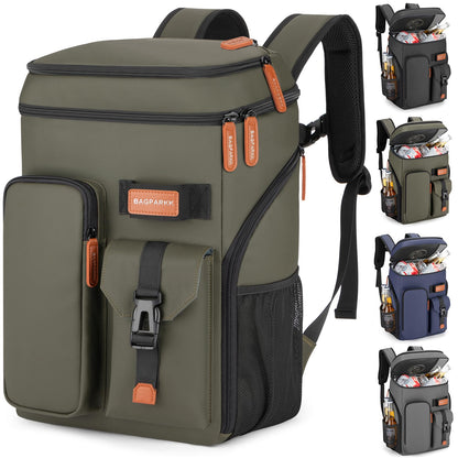 Bagparkk 33/45 Cans Leakproof Insulated Cooler Backpack with Double Deck