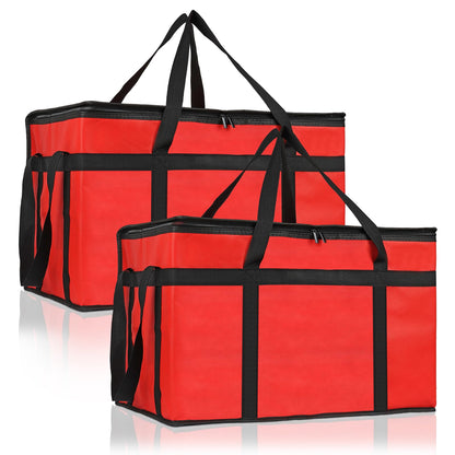 PEASUG Insulated Food Delivery Bag, XXXL Catering Bag for Keep Food Warming