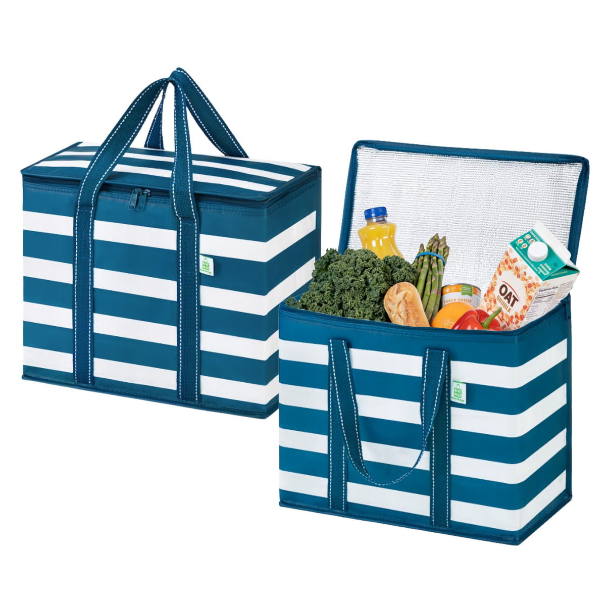 VENO 3 Pack Insulated Cooler Reusable Grocery Shopping Bag Food Delivery