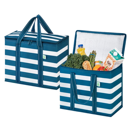 VENO 3 Pack Insulated Cooler Reusable Grocery Shopping Bag Food Delivery