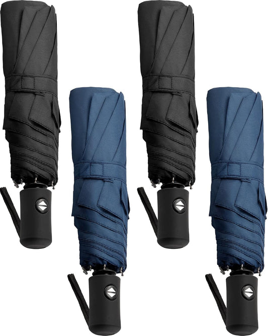 Yahenda 4 Pack Automatic Folding Umbrellas Travel Compact