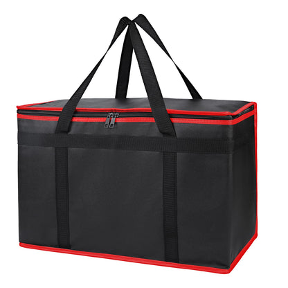 Bodaon Insulated Food Delivery Bag, XXXL Reusable Warming Bag, Black, 1Pk