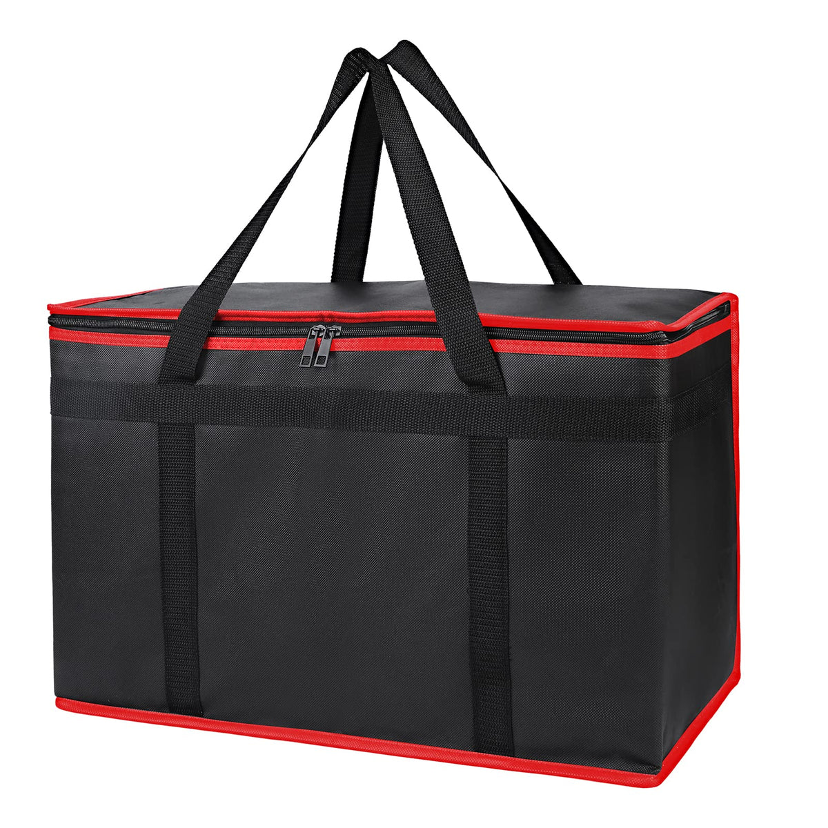 Bodaon 1-Pack Insulated Reusable Grocery Shopping Bags, X-Large, Black