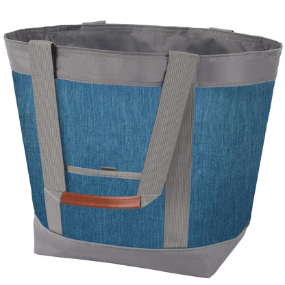 Insulated Cooler Bag, Reusable 30 Cans Insulated Bag, Soft Portable Grocery Bags for Shopping Food Travel Beach Camping