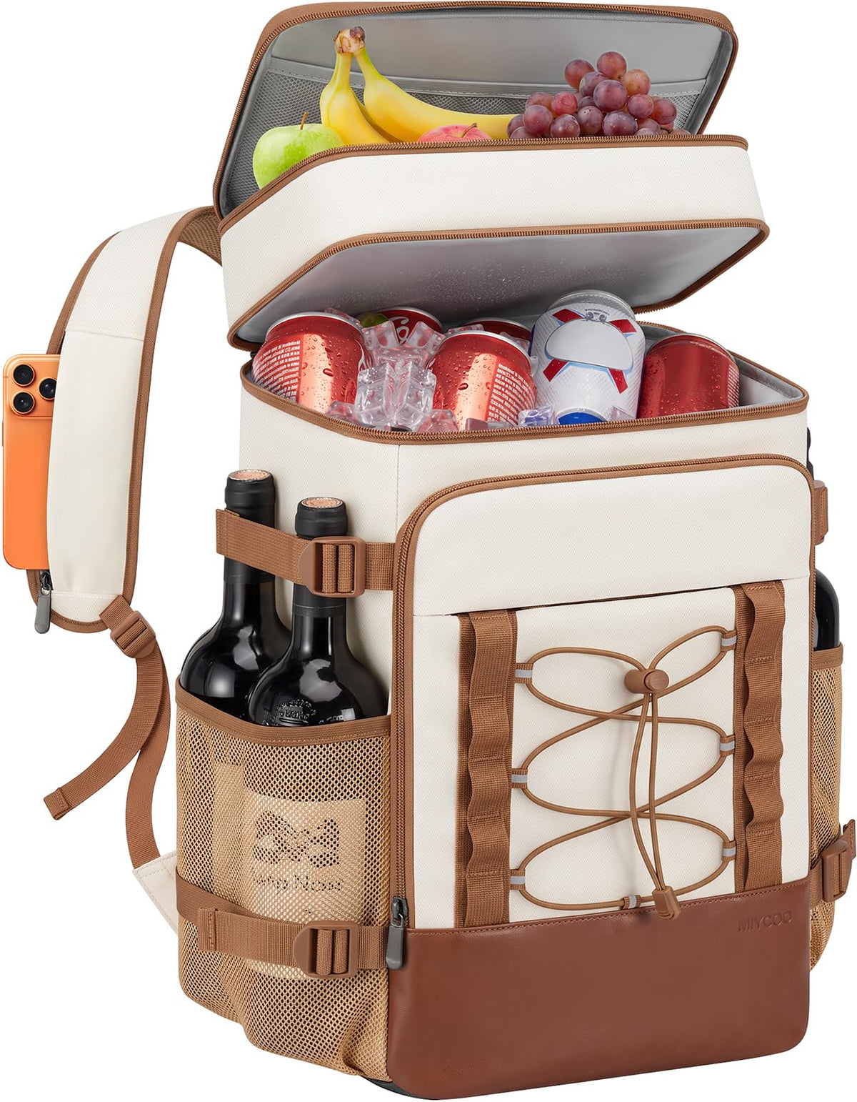 MIYCOO Cooler Backpack - 40 Cans Insulated Backpack Cooler for Men Women
