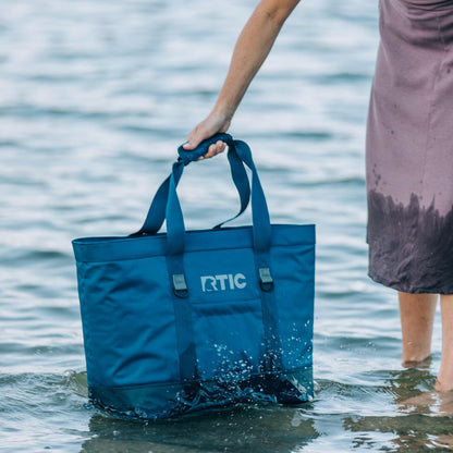 RTIC Everyday Insulated Tote Bag, Reusable Thermal Cooler with Zippered Top for Beach, Grocery, Shopping